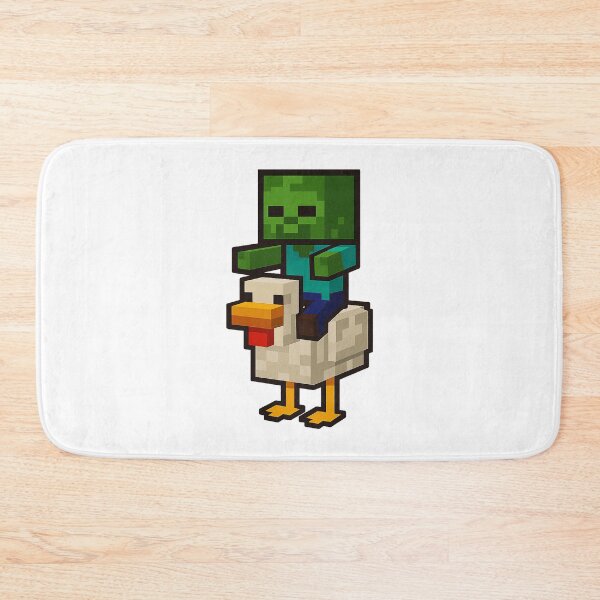 Item preview, Chicken Jockey - Zombie on a Chicken Minecraft designed and sold by BubblePopRed.