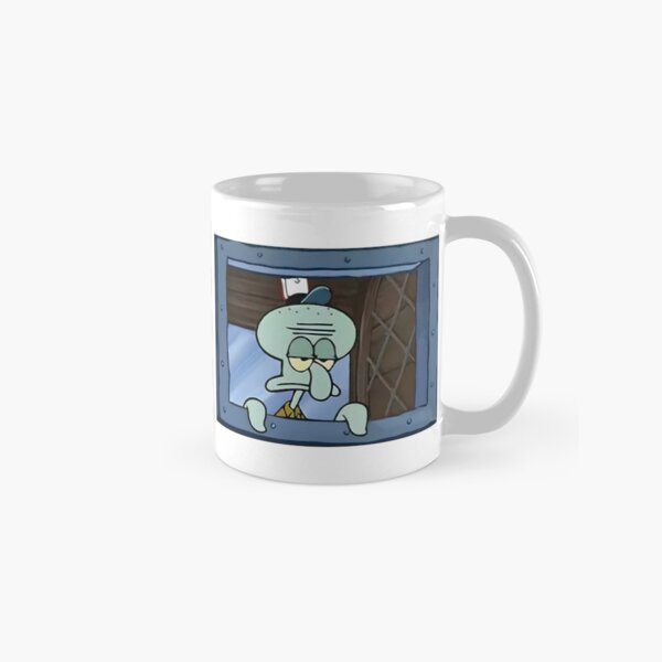 Item preview, Squidward window meme designed and sold by ArtByErinSmith.