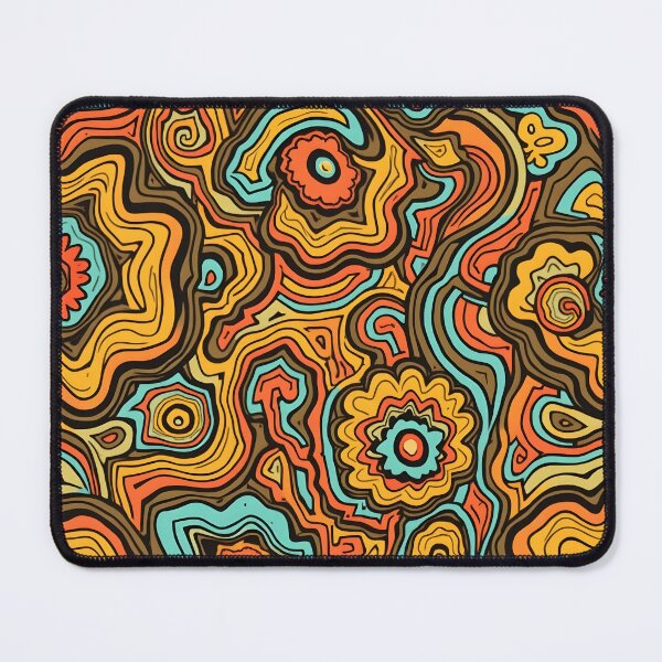 Item preview, Psychedelic Topographic Swirl Pattern designed and sold by Good Vibes .