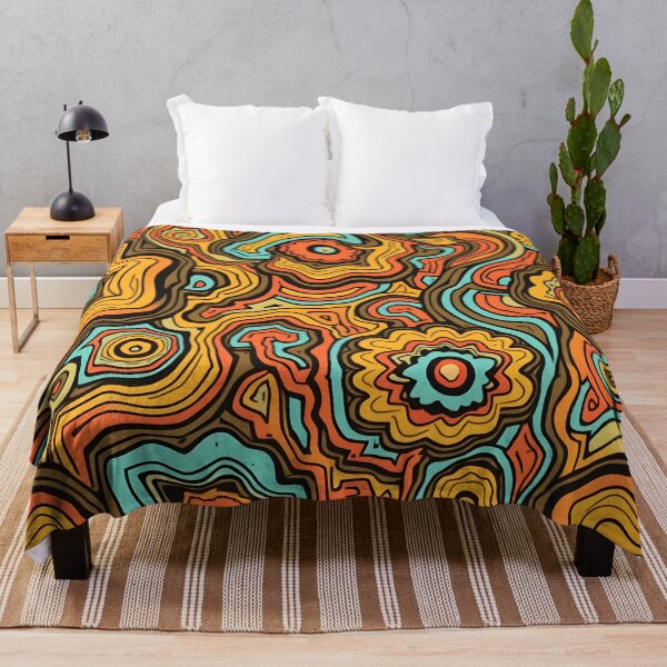 Item preview, Psychedelic Topographic Swirl Pattern designed and sold by Good Vibes .