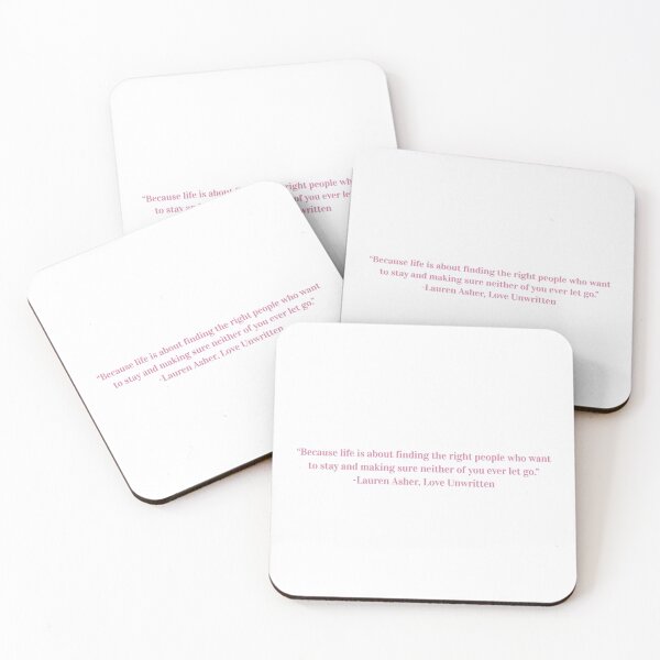 Item preview, Lauren Asher - Lakefront Billionaires 'Love Unwritten' designed and sold by RomComGal.