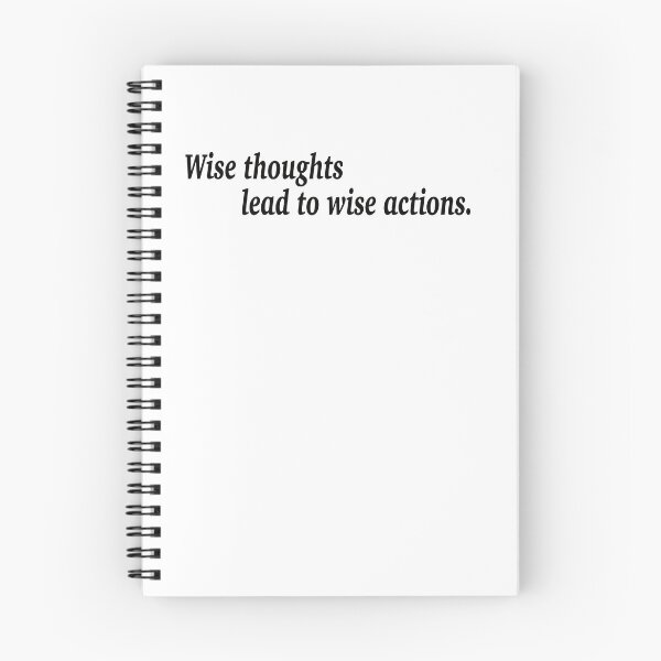 Item preview, Wise thoughts lead to wise actions. designed and sold by fanzen69.