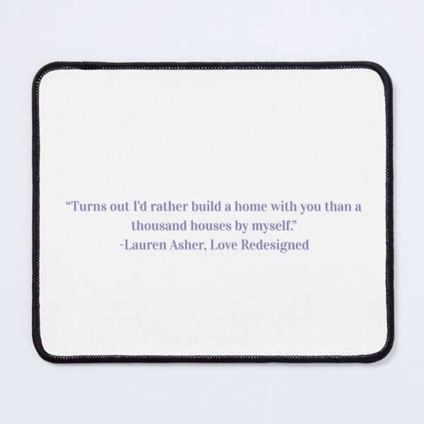 Item preview, Lauren Asher - Lakefront Billionaires 'Love Redesigned' designed and sold by RomComGal.