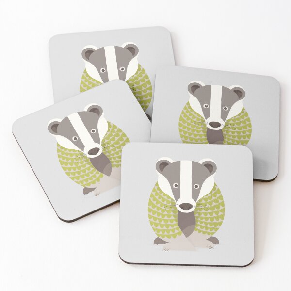 Item preview, Whimsical Badger designed and sold by printedsparrow.