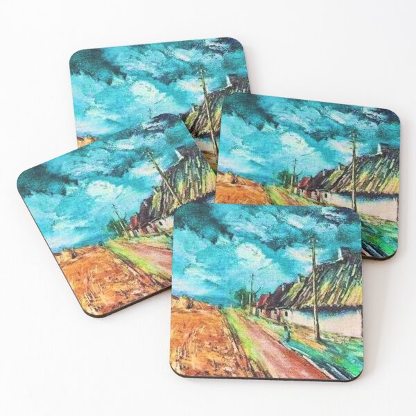 Item preview, Maurice Vlaminck, Thatched Cottages (digitally enhanced by WatermarkNZ Press) designed and sold by CristalleLisa.