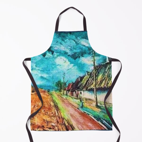 Item preview, Maurice Vlaminck, Thatched Cottages (digitally enhanced by WatermarkNZ Press) designed and sold by CristalleLisa.