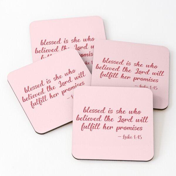 Item preview, Luke 1:45 bible verse designed and sold by ASALANA.