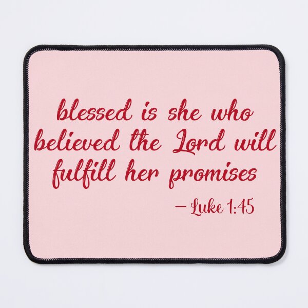 Item preview, Luke 1:45 bible verse designed and sold by heartily.verses.