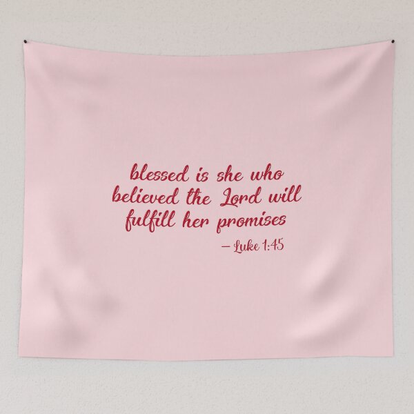Item preview, Luke 1:45 bible verse designed and sold by heartily.verses.