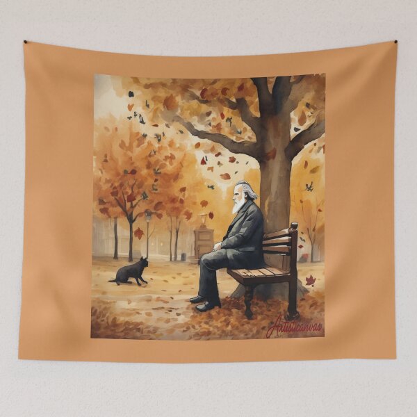 Item preview, "Melodic Reverie: Imaginary Portrait of Johannes Brahms" designed and sold by Artisticanvas.