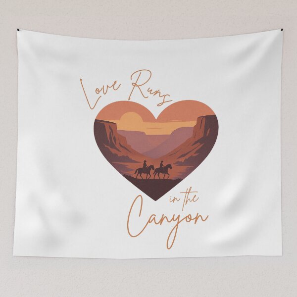 Item preview, Love Runs in the Canyon – Western Romance Silhouette Ransom Canyon Design designed and sold by LittleMiddleMomma.