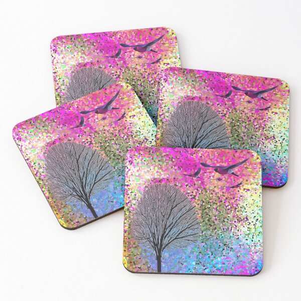 Item preview, Tree Birds Digital Collage Art designed and sold by 1024-Befoozally.