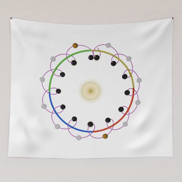 Item preview, Trippy Lunar Calendar designed and sold by ZandriCarson.
