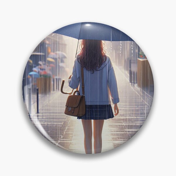 Item preview, Girl in the Rainy Season designed and sold by montip-shop.