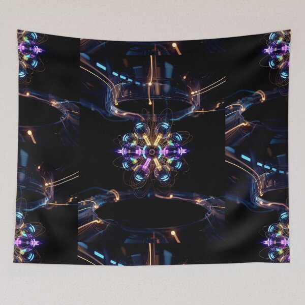 Item preview, Quantum Core: 20-Qubit Nucleus – Futuristic Sci-Fi Poster designed and sold by paulo silveira.
