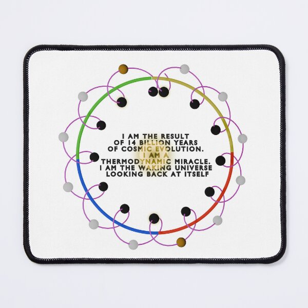 Item preview, Trippy Lunar Calendar Motivational Quote designed and sold by ZandriCarson.