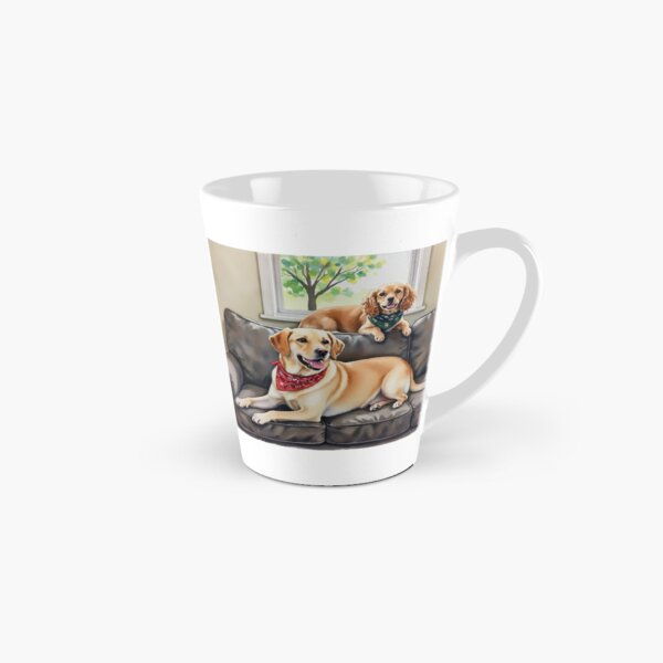 Item preview, Cozy Companions: A Heartwarming Portrait of Two Dogs designed and sold by Nimrodious.
