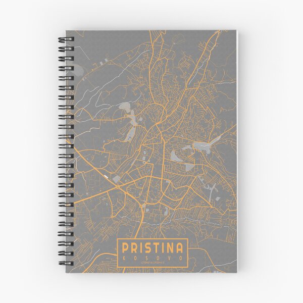 Item preview, Pristina City Map of Kosovo - Bauhaus designed and sold by deMAP.