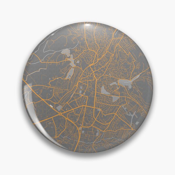 Item preview, Pristina City Map of Kosovo - Bauhaus designed and sold by deMAP.