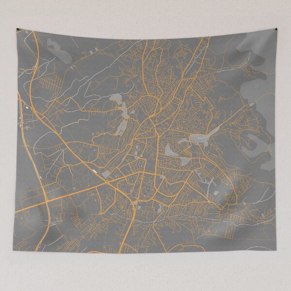 Item preview, Pristina City Map of Kosovo - Bauhaus designed and sold by deMAP.