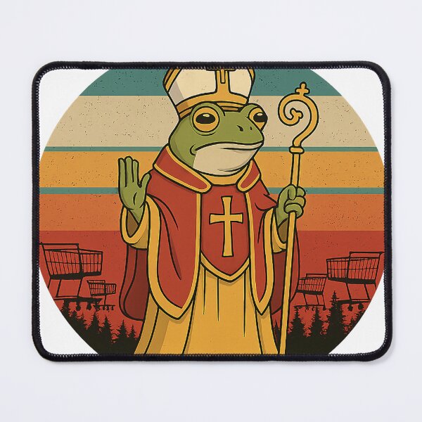 Item preview, His Holiness Pope Glorbo | Frog Pope of the Parking Lot designed and sold by Hats in the Belfry.