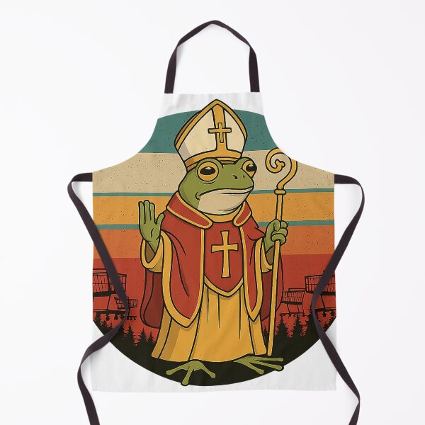 Item preview, His Holiness Pope Glorbo | Frog Pope of the Parking Lot designed and sold by Hats in the Belfry.