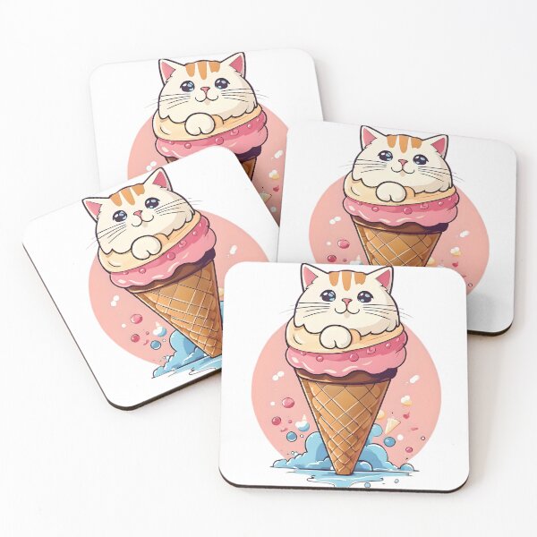 Item preview, cat ice cream 2 designed and sold by SanchillShop.