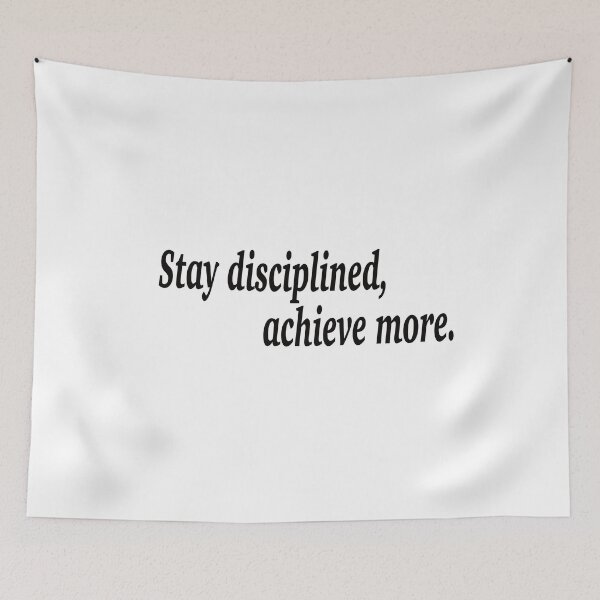 Item preview, Stay disciplined, achieve more. designed and sold by fanzen69.