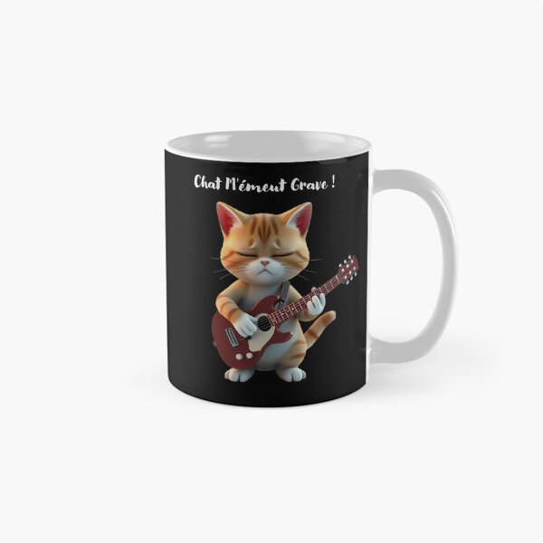 Item preview, Sad Cat Guitarist Humor designed and sold by Artbellachi.