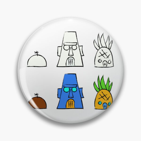 Item preview, Pack 6 Spongebob, Patrick and Squidward house, DOODLE HOUSE designed and sold by DibujandoPorfa.
