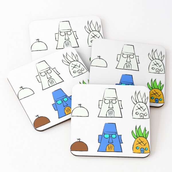 Item preview, Pack 6 Spongebob, Patrick and Squidward house, DOODLE HOUSE designed and sold by DibujandoPorfa.