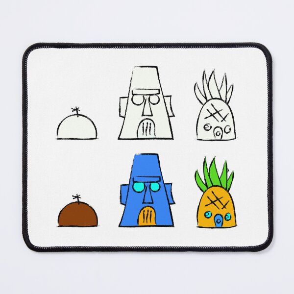 Item preview, Pack 6 Spongebob, Patrick and Squidward house, DOODLE HOUSE designed and sold by DibujandoPorfa.