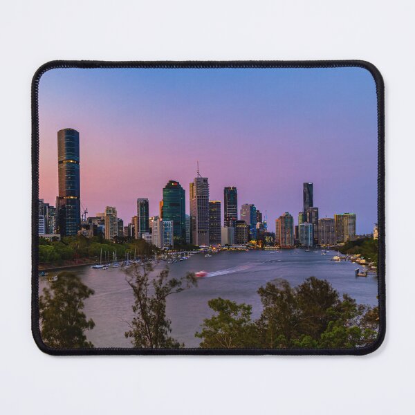 Item preview, Brisbane City Skyline at Sunset designed and sold by Aure50.