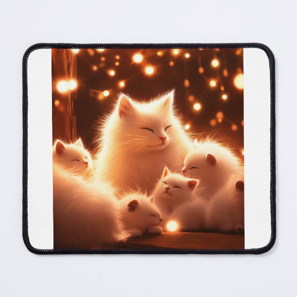 Item preview, Contented Cat, Kittens, Happy Mother's Day designed and sold by ACuriousshoppe.