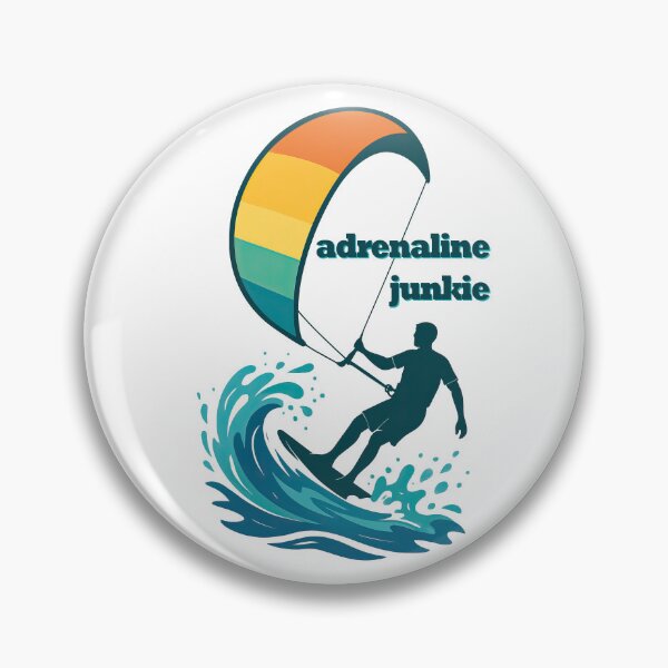 Item preview, Kite surfing: Adrenaline junkie designed and sold by Visions of the Magpie.