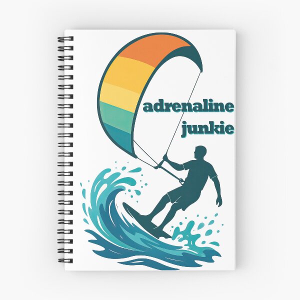 Item preview, Kite surfing: Adrenaline junkie designed and sold by Visions of the Magpie.