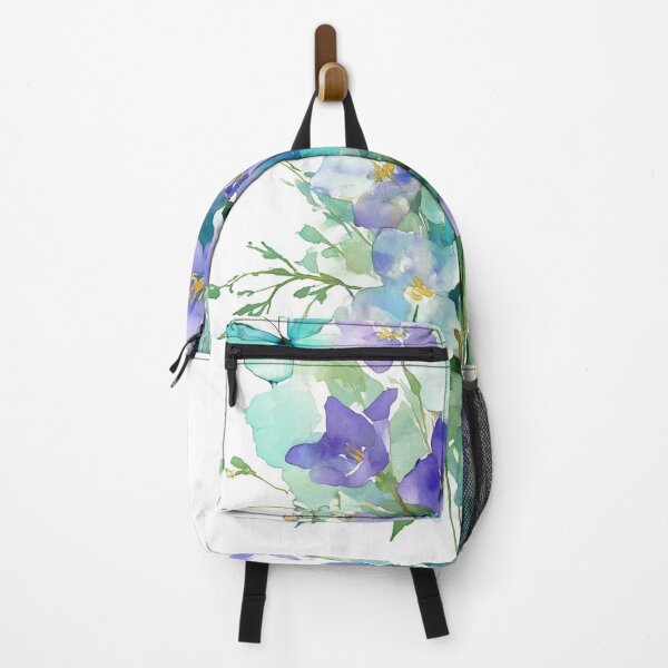 Item preview, Hermoso ramo floral. Mariposas azules, flores de acuarela. designed and sold by ACuriousshoppe.