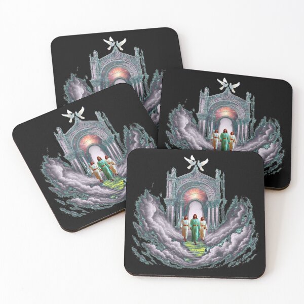 Item preview, Jesus and The Archangels Walking Through the Palace designed and sold by DivineHaven.
