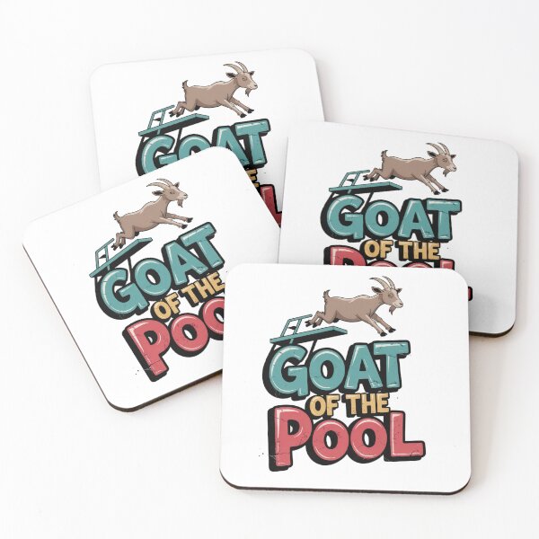 Item preview, GOAT of the Pool Funny Summer Goat Design designed and sold by EpicMediaShop.