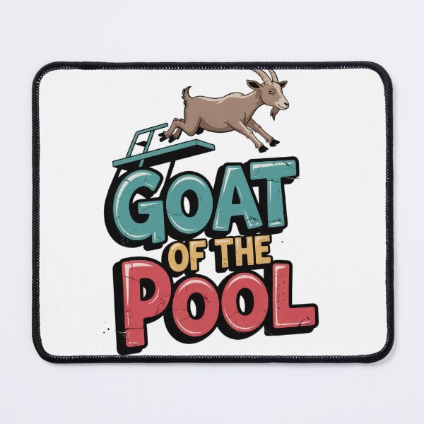 Item preview, GOAT of the Pool Funny Summer Goat Design designed and sold by EpicMediaShop.