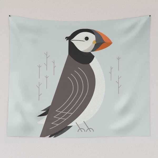 Item preview, Atlantic Puffin, Bird of United Kingdom designed and sold by printedsparrow.