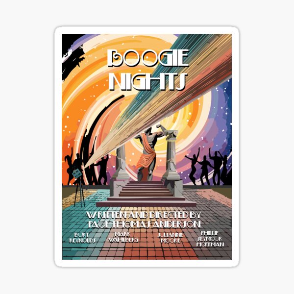 Item preview, Boogie Nights: Paul Thomas Anderson movie poster designed and sold by FavoriteFilmFan.
