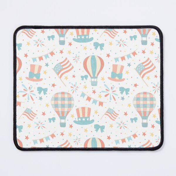 Item preview, Pastel Patriotic 4th of July Independence Day Seamless pattern designed and sold by Sunnyneststudio.