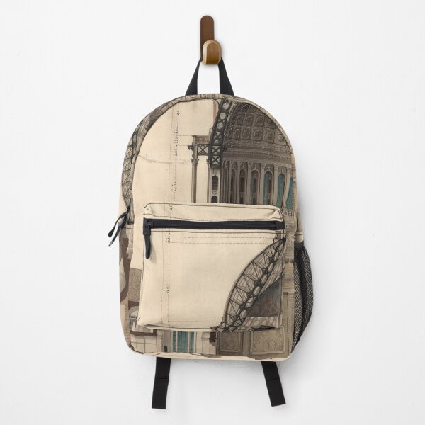 Item preview, Aesthetic Architecture Print by Thomas U. Walter,1859 designed and sold by PureVintageLove.