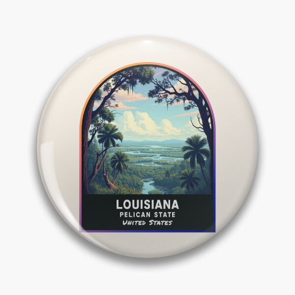 Item preview, Louisiana (LA), State of the United States of America designed and sold by PinkandP.