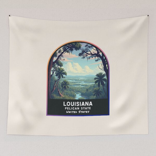 Artikelvorschau, Louisiana (LA), Bundesstaat der Vereinigten Staaten von Amerika entworfen und verkauft von PinkandP.