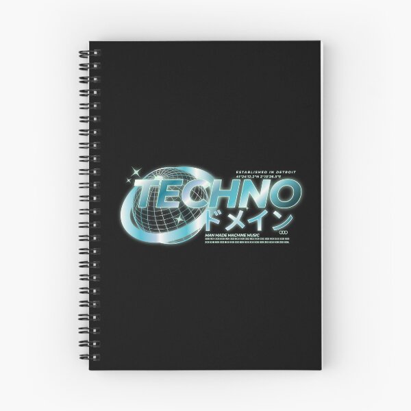 Item preview, TECHNO - Tech World language (blue)  designed and sold by Discothreadz.