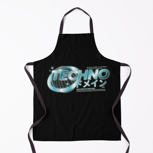 Item preview, TECHNO - Tech World language (blue) designed and sold by Discothreadz.