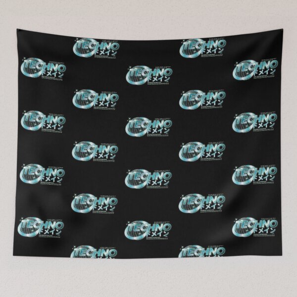 Item preview, TECHNO - Tech World language (blue)  designed and sold by Discothreadz.