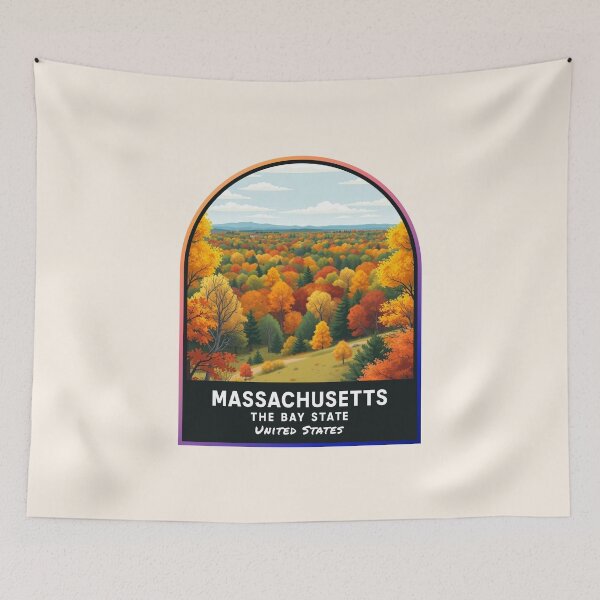 Item preview, Massachusetts (MA), State of the United States of America designed and sold by PinkandP.